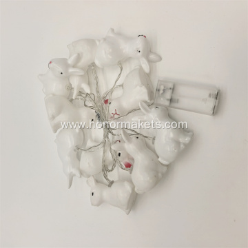 10PCS Bunny String Lights